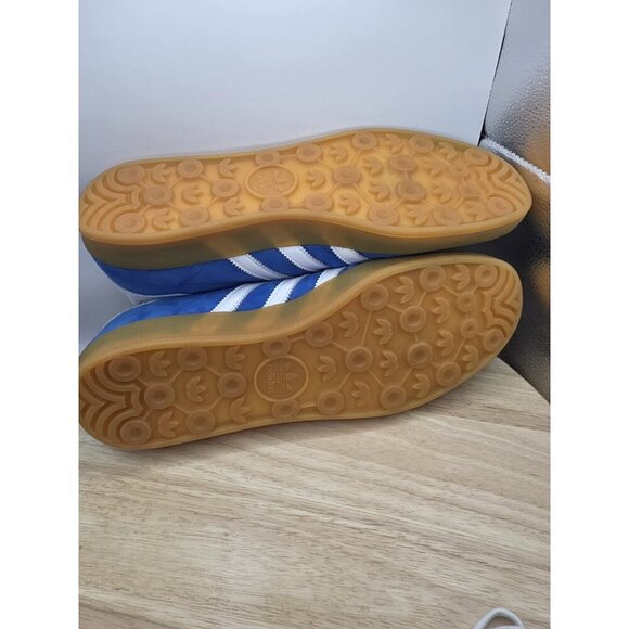 Adidas Gazelle Shoes Sneakers Blue Bird Gum Men’s Size 13 H06260 - Picture 7 of 8